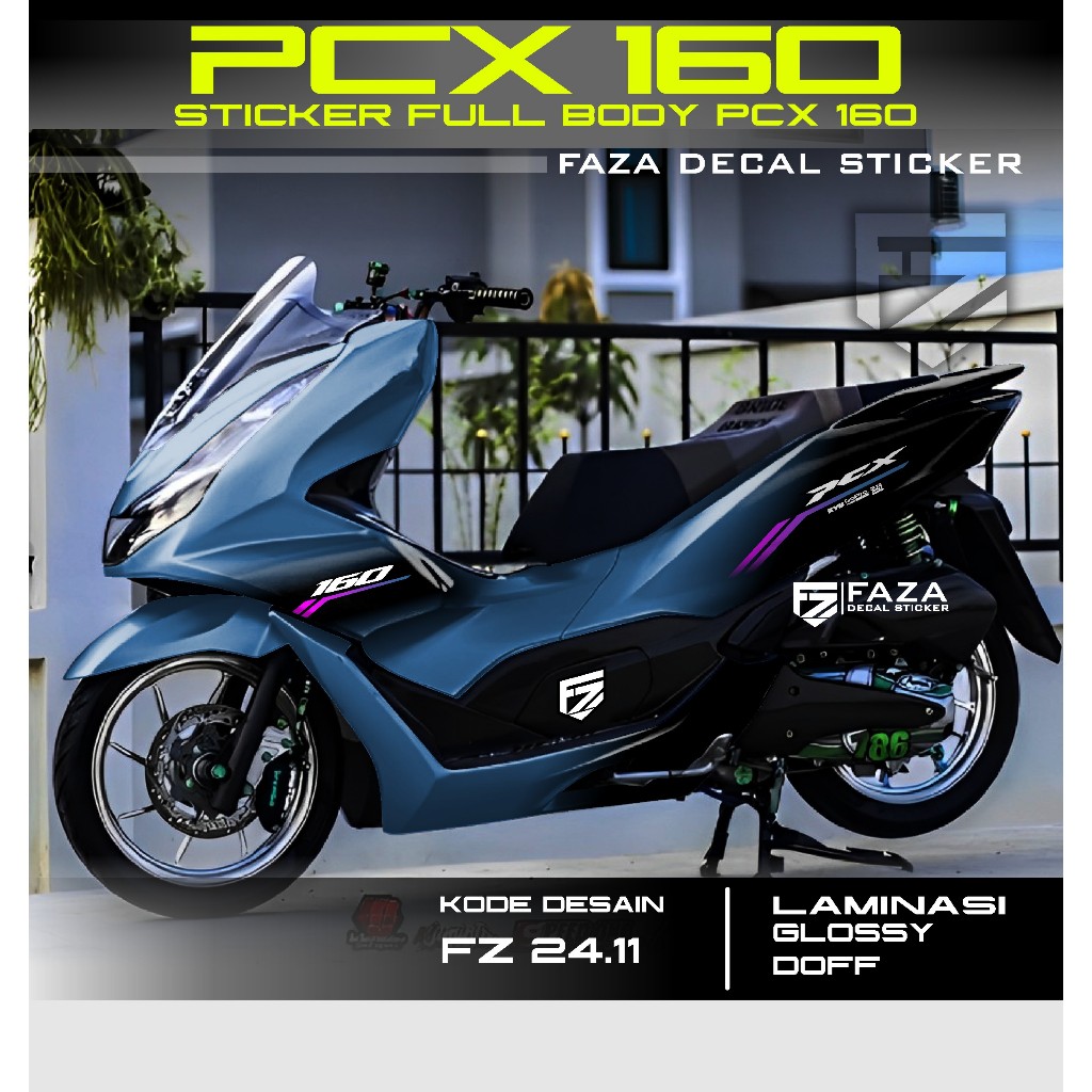 Jual (COD) Decal Stiker PCX 160 2023 Full Body Gradasi Terbaru ...