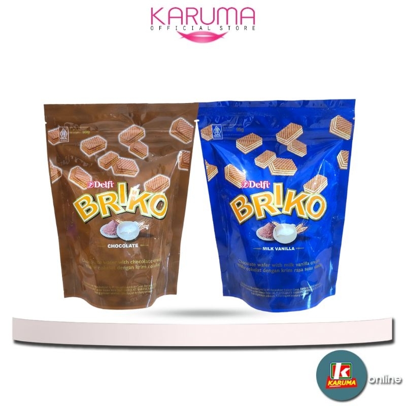 Jual BRIKO CHOCOLATE WAFER | DELFI BRIKO CHOCOLATE WAFER 95g ( rasa ...