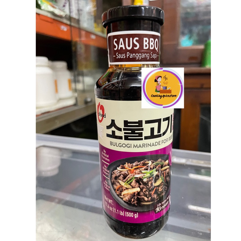 Jual Daesang Beef Bulgogi Korean Bbq Sauce Saus 500 Gr 407ml Chung Jung One 500g G O Food Ofood