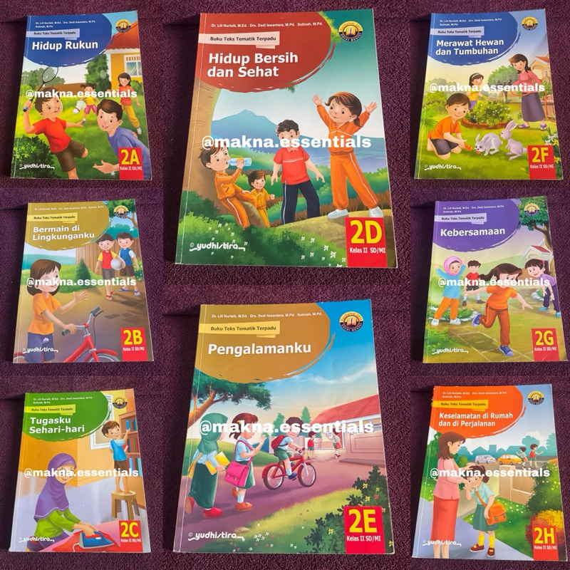 Jual BUKU TEKS TEMATIK TERPADU KELAS 2 YUDHISTIRA | Shopee Indonesia