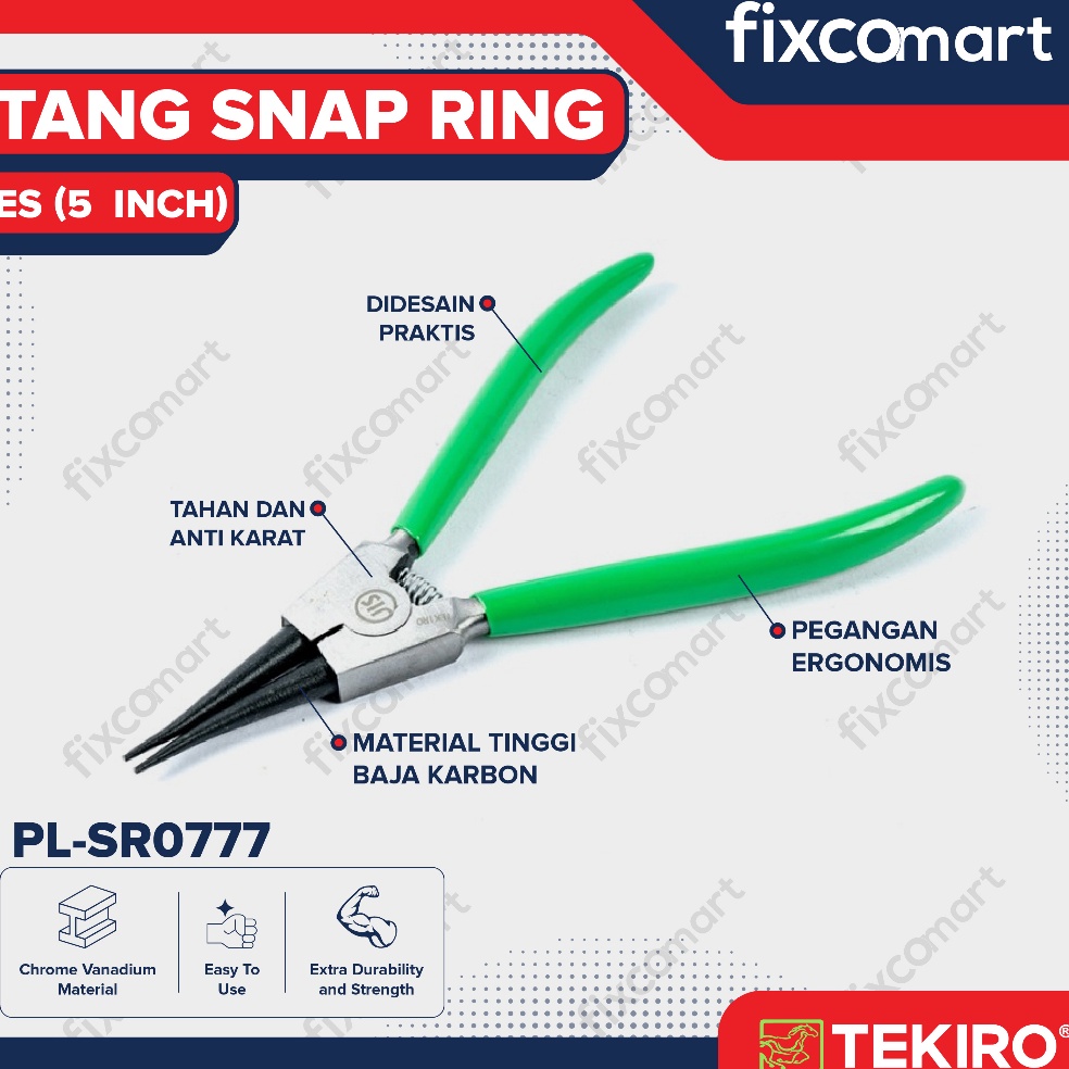 Jual Harga Murah Tekiro Tang Snap Ring Es 5 Inch Tekiro Tang Snap Ring ...