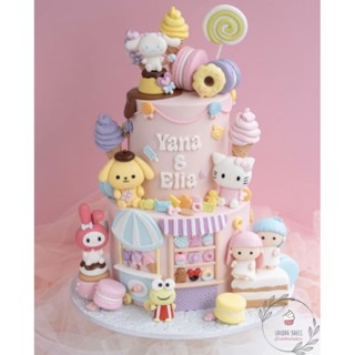 Jual Custom cake 2 tier / cake 2 tingkat / kue ulang tahun anak /kue ...