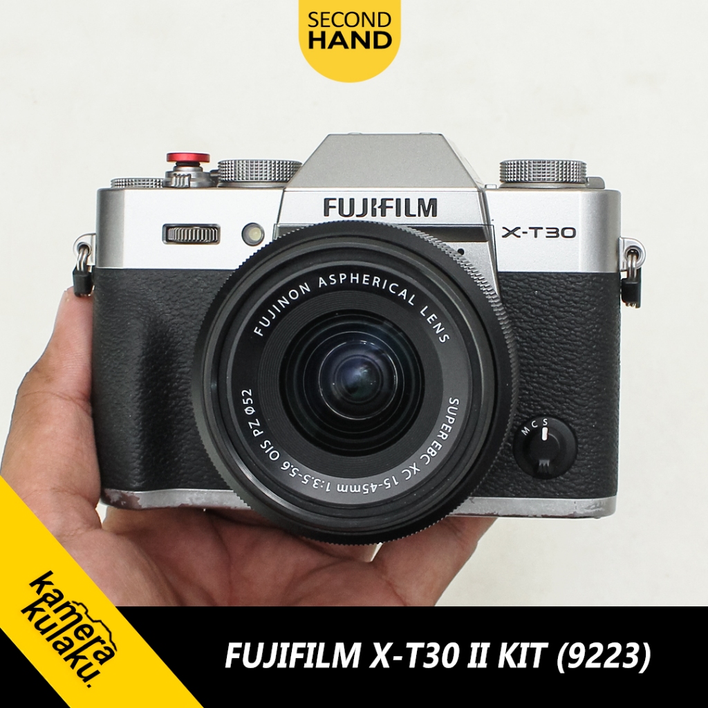 FUJIFILM X-T30 II LENSA KIT MULUS LIKE NEW BUKAN XT10, XT3, XT20