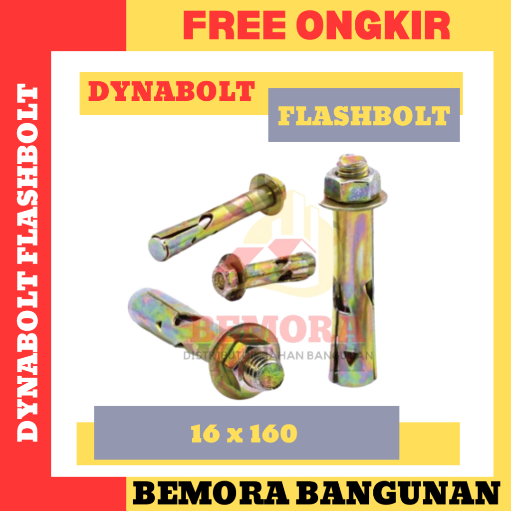 Jual Dynabolt FlashBolt 16 × 160 - PCS | Shopee Indonesia