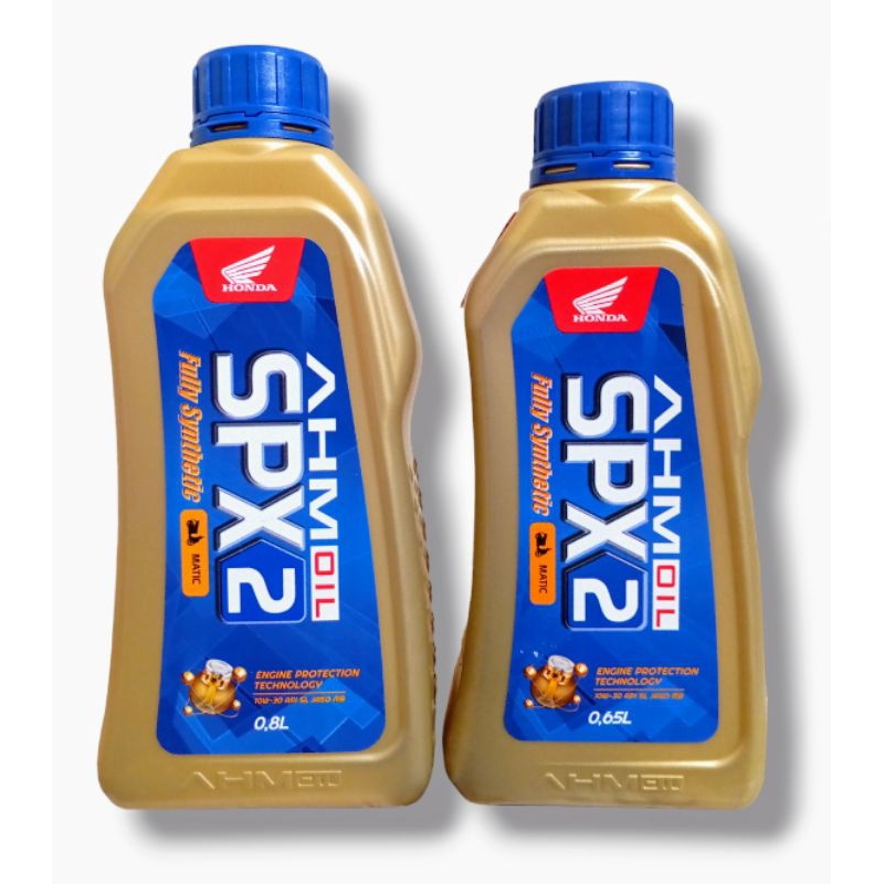 Jual OLI AHM SPX2 10W-30 800ml AHM OIL & OLI SPX2 6,5ML full synthetic ...
