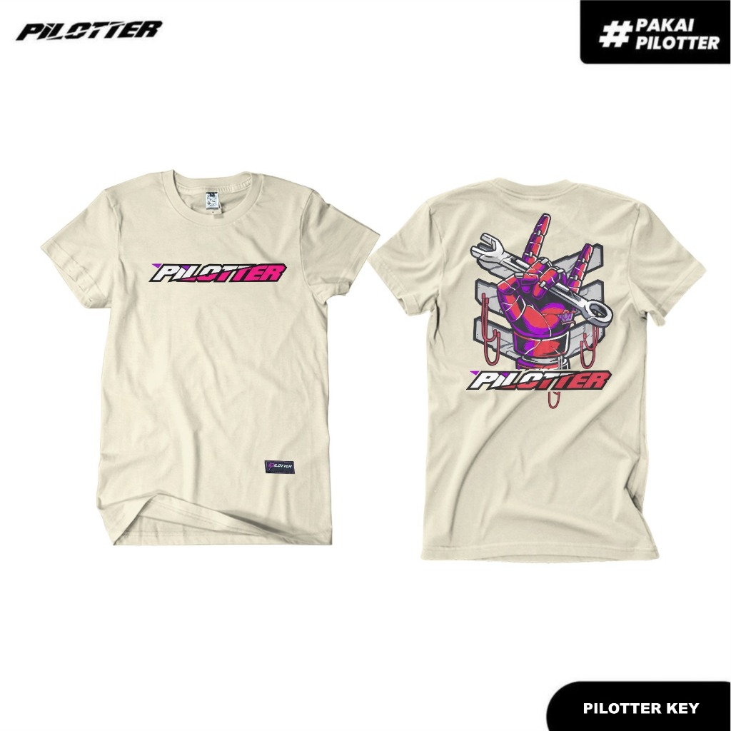 Jual KAOS PILOTTER KEY FREE STIKER TERBARU KAOS PRIA KAOS WANITA ...