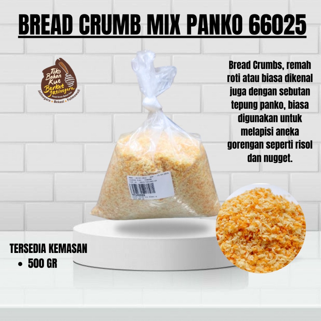 Jual BREAD CRUMB MIX PANKO 500 GRAM TEPUNG ROTI | Shopee Indonesia