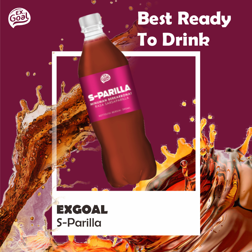 Jual Exgoal Ready to Drink S-Parilla 390 ml | Shopee Indonesia