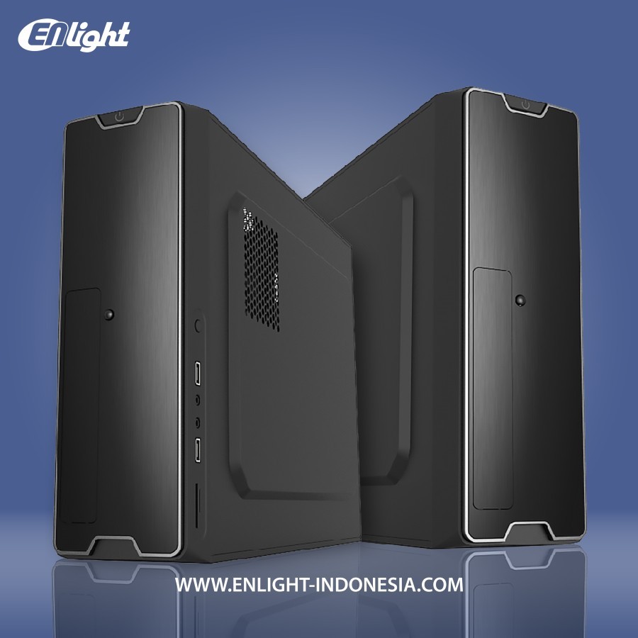 Jual ENLIGHT EN 120 + SFX 300Watt MICRO ATX SLIM CASE Casing PC Office ...