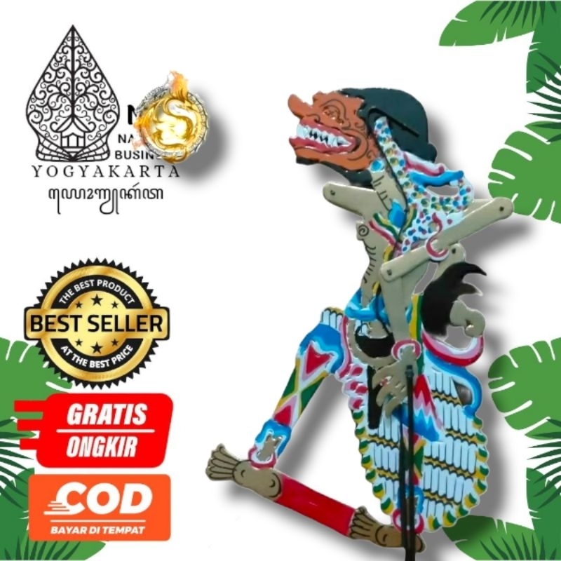 Jual wayang kulit buto cakil bahan kulit sapi asli | Shopee Indonesia