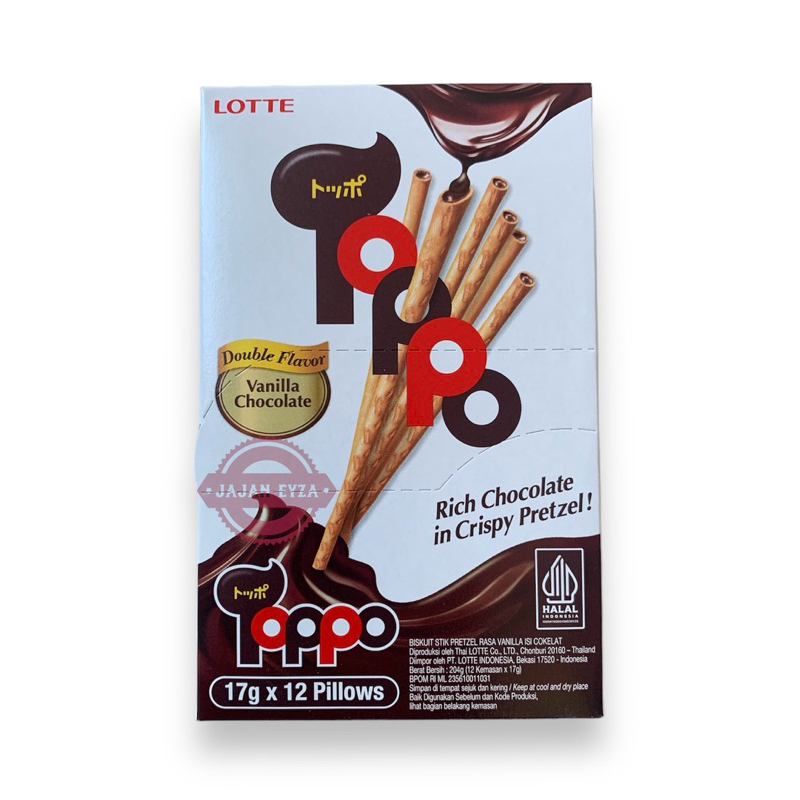 Jual nabati lotte toppo stick | vanila chocolate | double choco | - 1 ...