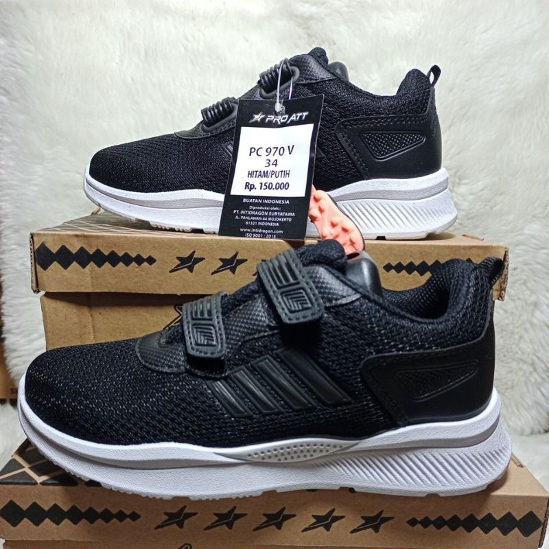 Jual SEPATU PROATT PC970 VECRO, SEPATU ANAK SEKOLAH SD DAN SMP,SEPATU ...