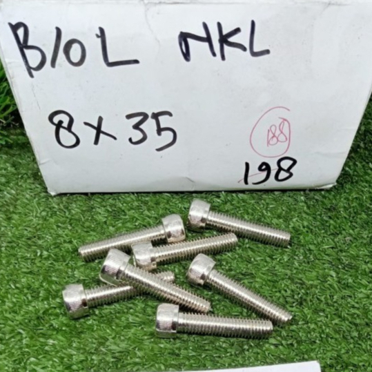Jual BAUT L 8X35 NIKEL / NEKEL | Shopee Indonesia