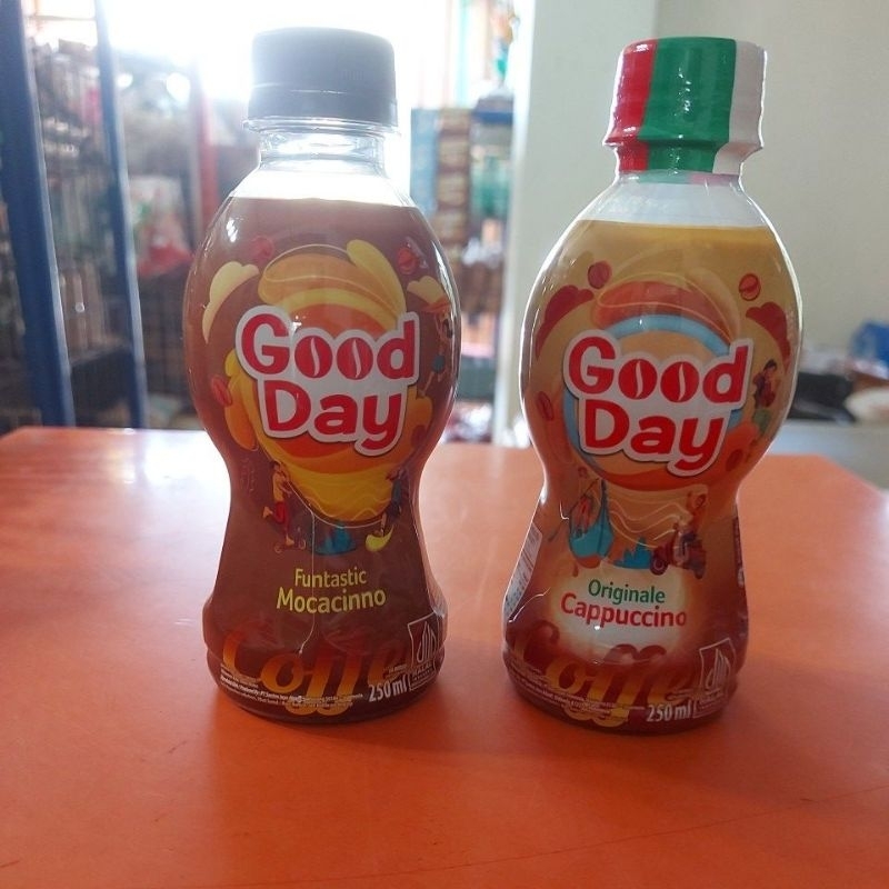 Jual Good Day Kopi Botol Mocacinno dan Cappuccino 250ml | Shopee Indonesia