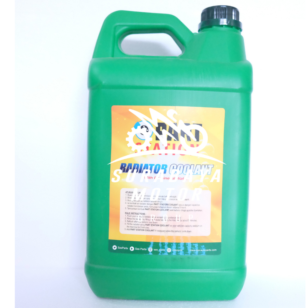 Jual Air Radiator PART STATION 5 LITER | Shopee Indonesia