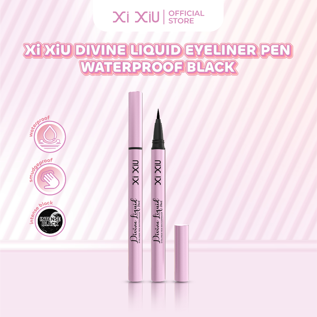 Jual Xi XiU DIVINE LIQUID EYELINER PEN WATERPROOF BLACK Shopee Indonesia