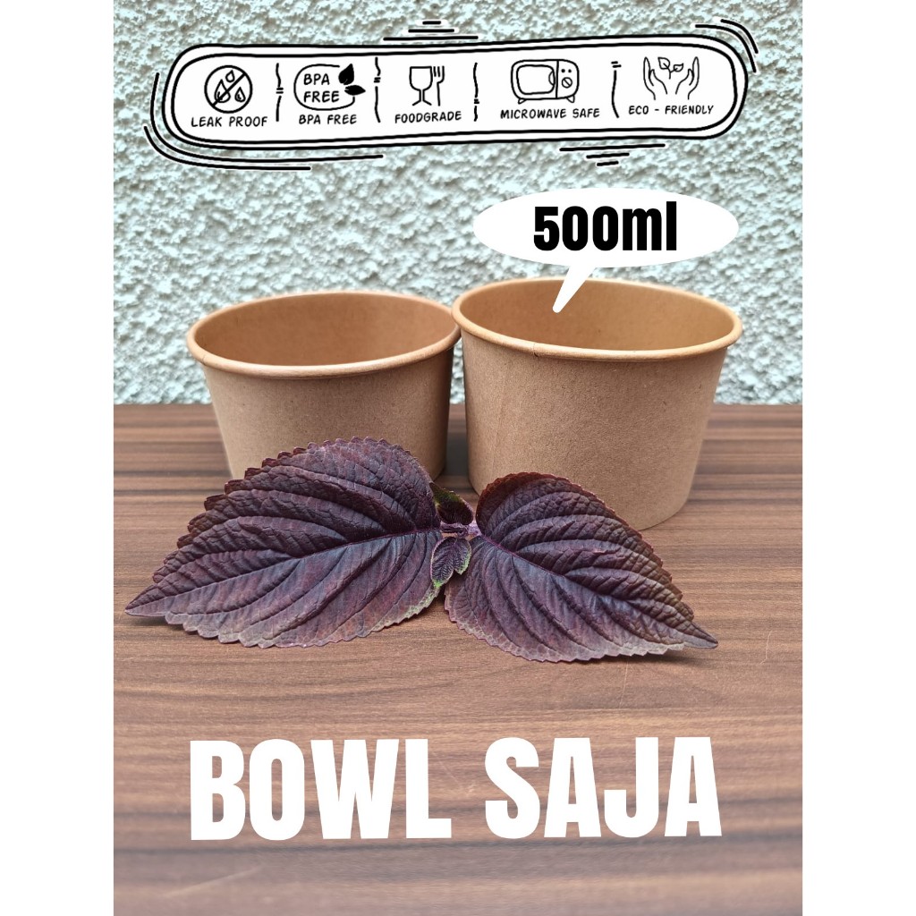 Jual Jual SENDOK Juga - PackDus - BOWL.Aja PAPER BOWL 500 500ml rice ...