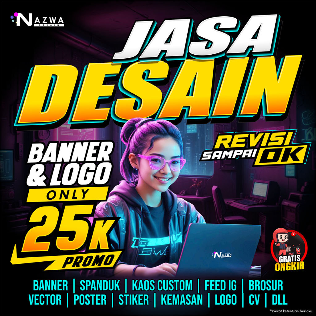 Jual Jasa Desain Grafis Desain Logo Spanduk Banner Kaos Brosur Stiker Label Kemasanan 9129