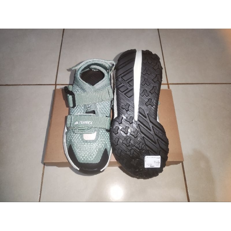 Jual ADIDAS Terrex Hydroterra AT - Silver Green/Core Black/Crystal Jade ...