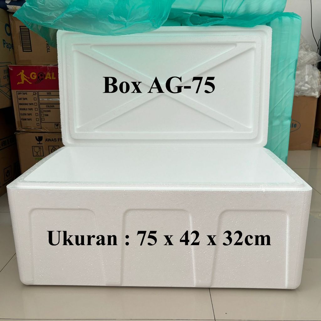 Jual (KHUSUS INSTAN) Jual Styrofoam Gabus box berbagai ukuran 5kg 7,5kg ...