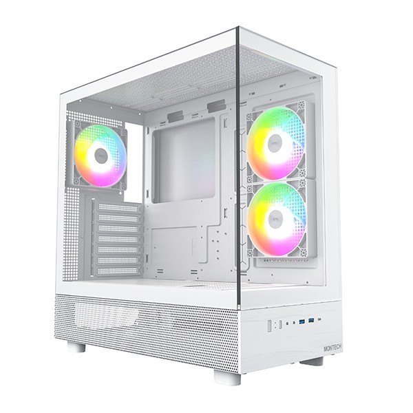 Jual Casing MONTECH XR - ATX, Micro ATX - WHITE | Shopee Indonesia
