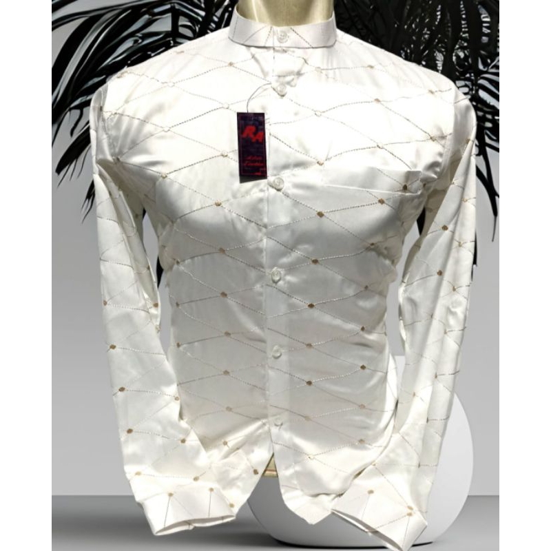 Jual ASB BAJU PRIA DEWASA KOKO KEMKO BARUKAT FUL BORDIL LENGAN PANJANG