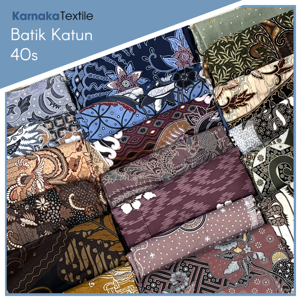 Jual 1/2 meter Kain Batik Katun Premium Halus 40s Meteran Bahan Rok ...