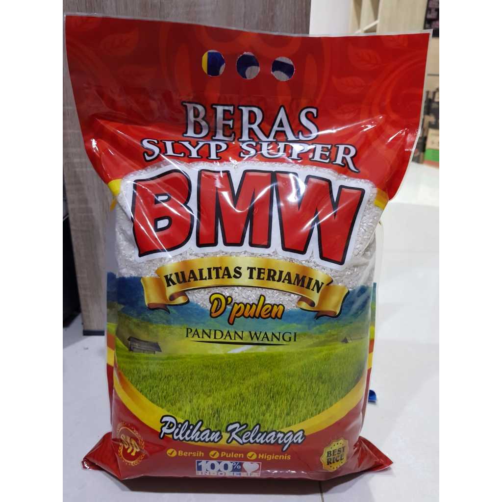 Jual BERAS BERAS CIANJUR BMW 5KG | Shopee Indonesia