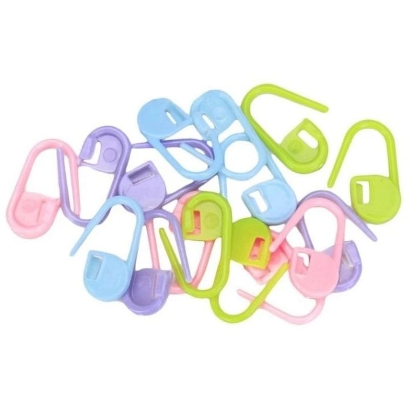 Jual Peniti Penanda Rajut Stitch Marker 10 Pcs | Shopee Indonesia