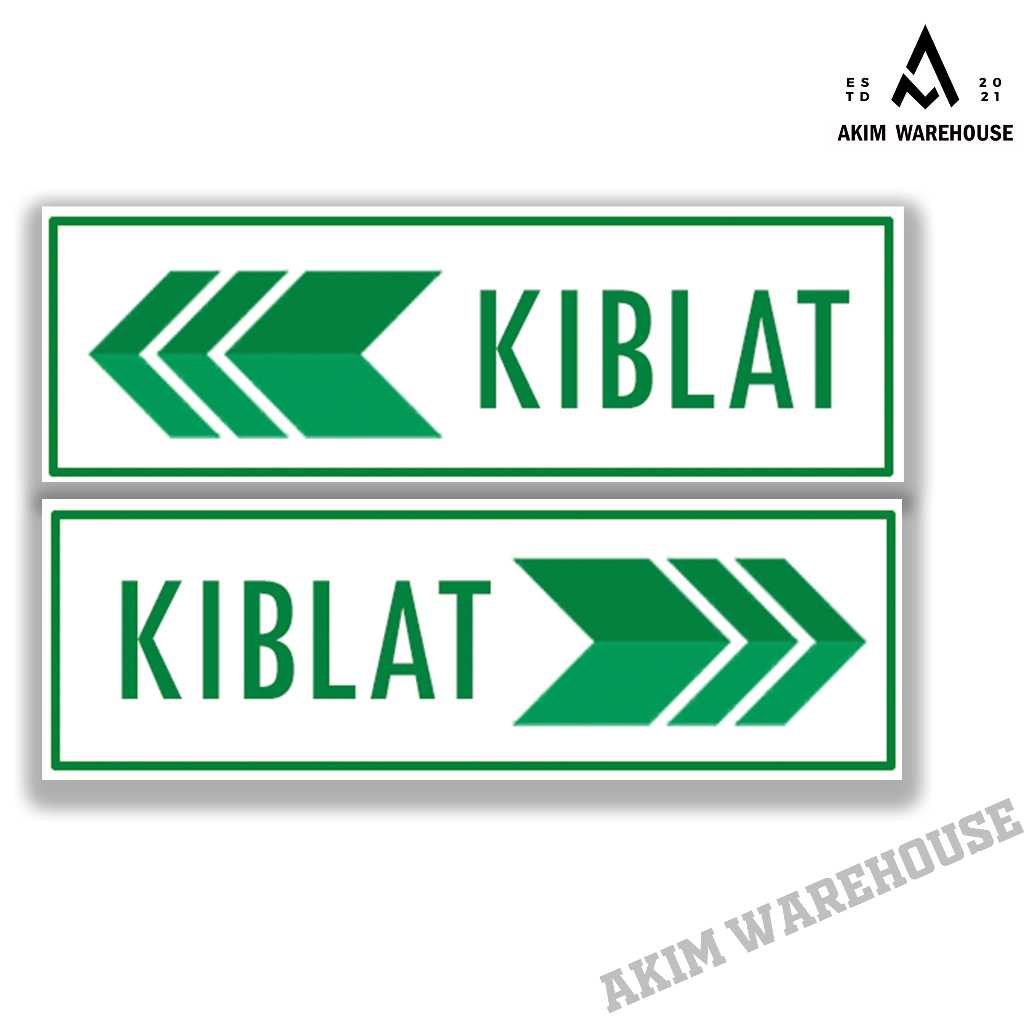 Jual Stiker Arah Kiblat | Shopee Indonesia