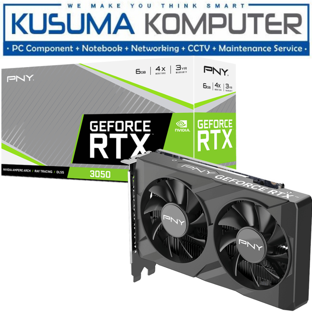VGA PNY RTX 3050 6GB VERTO Dual Fan - Máy Tính Biên Hòa, , large