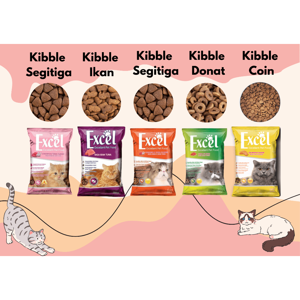Jual Excel 500gr untuk Adult, ( Mother dan Kitten ) | Shopee Indonesia