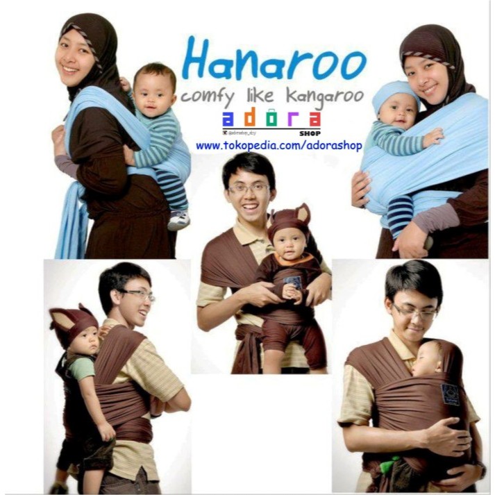 Jual HANAROO BABY WRAP / GENDONGAN ANTI PEGAL HANAROO POLOS MURAH ...