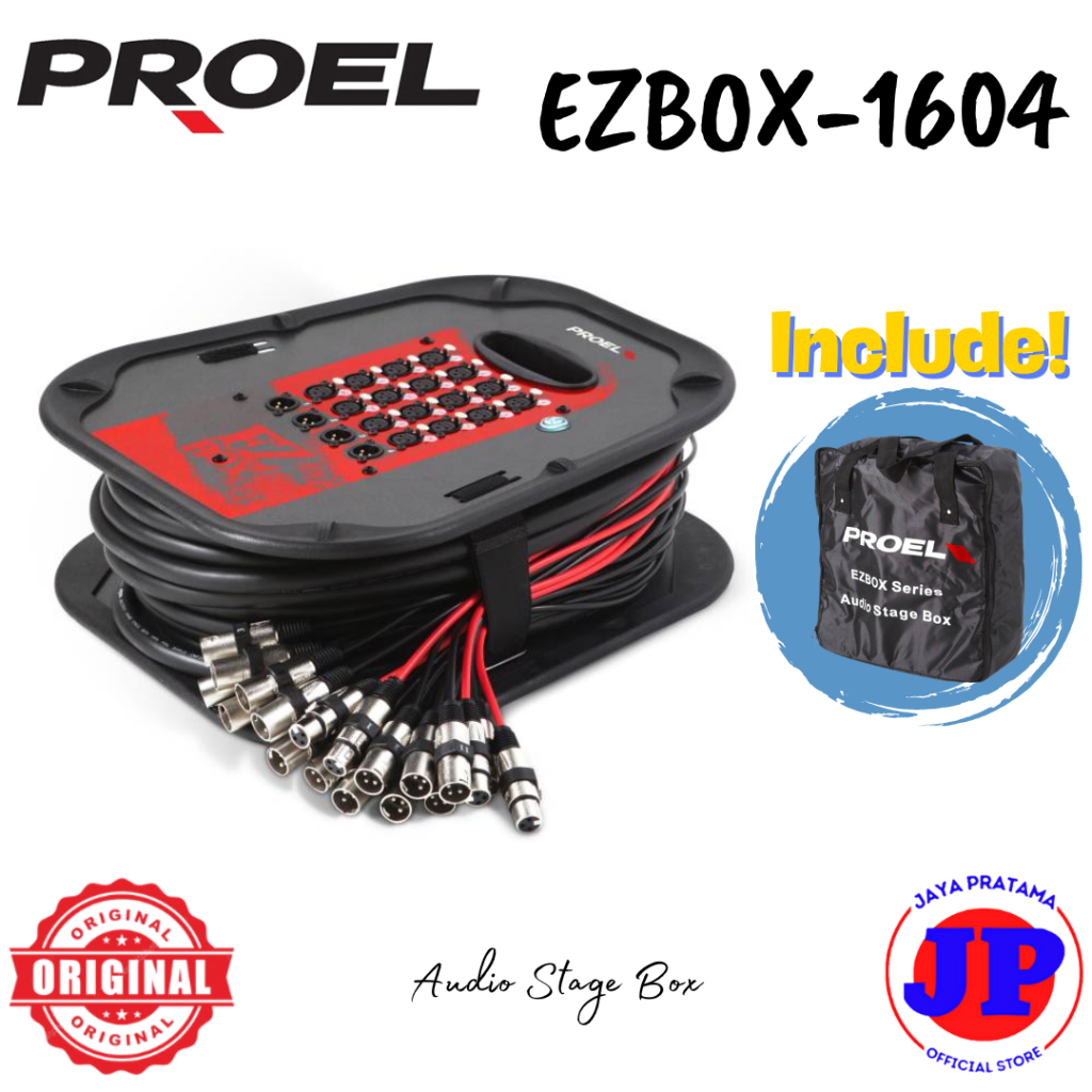 Jual Proel EZBOX1604 16-Channel Stage Box Original Snake Kabel EZBOX ...