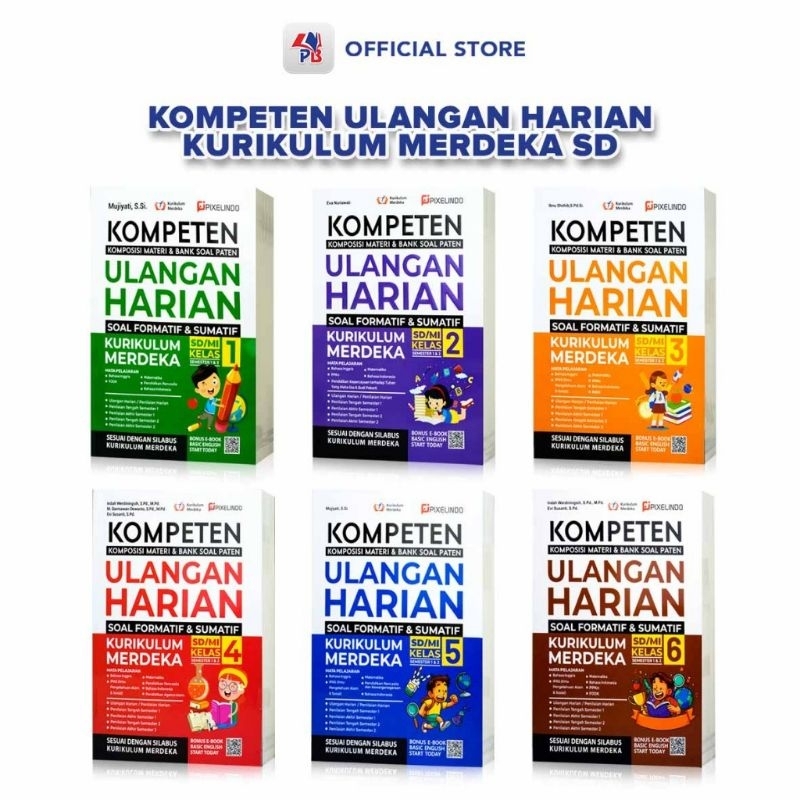 Jual M98 Buku Ulangan Harian Kurikulum Merdeka SD ⚡ | Shopee Indonesia