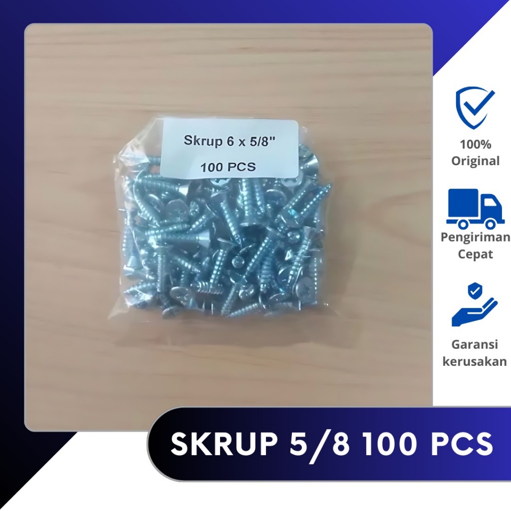 Jual Skrup 5/8 Baja Persisi / Skrup WPC Panel & Wallboard / Tahan Kuat ...