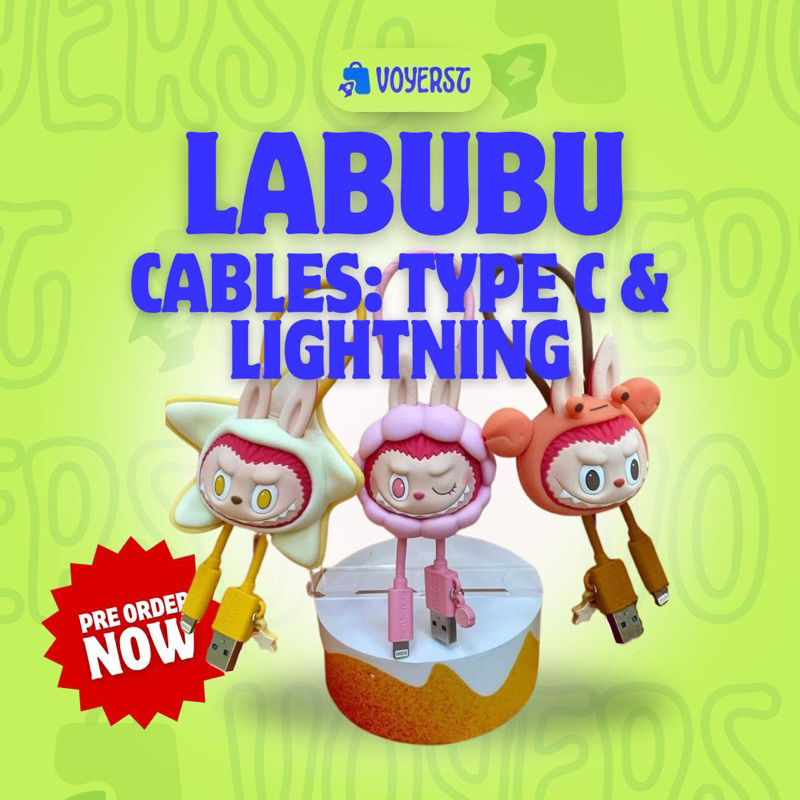 Jual LABUBU CONSTELLATION CABLE TYPE C LIGHTNING | Shopee Indonesia