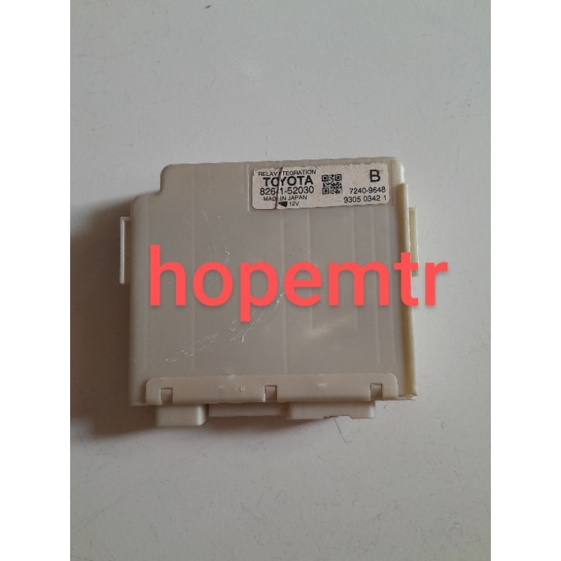 Jual relay integration toyota all new yaris sienta innova reborn ...