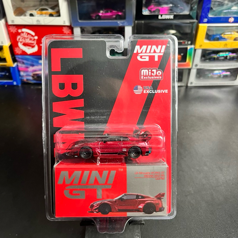 Jual MINI GT Nissan GTR R35 Lb Silhouette Works GT Lava red lbwk ...