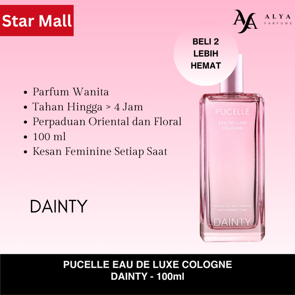 Pucelle Pink Review Parfum Pucelle Jual Parfum Pucelle Eau De Luxe