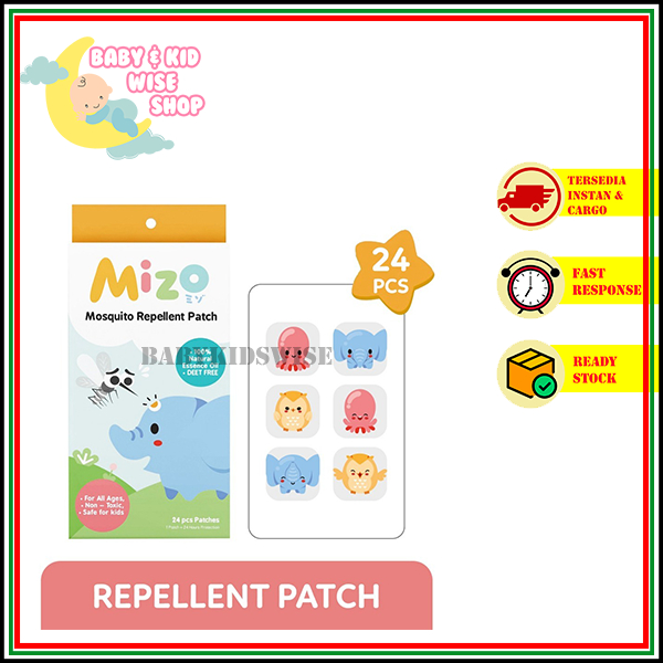 Jual Mizo Mosquito Repellent Sticker Patch Stiker Nyamuk 24 Pcs ...