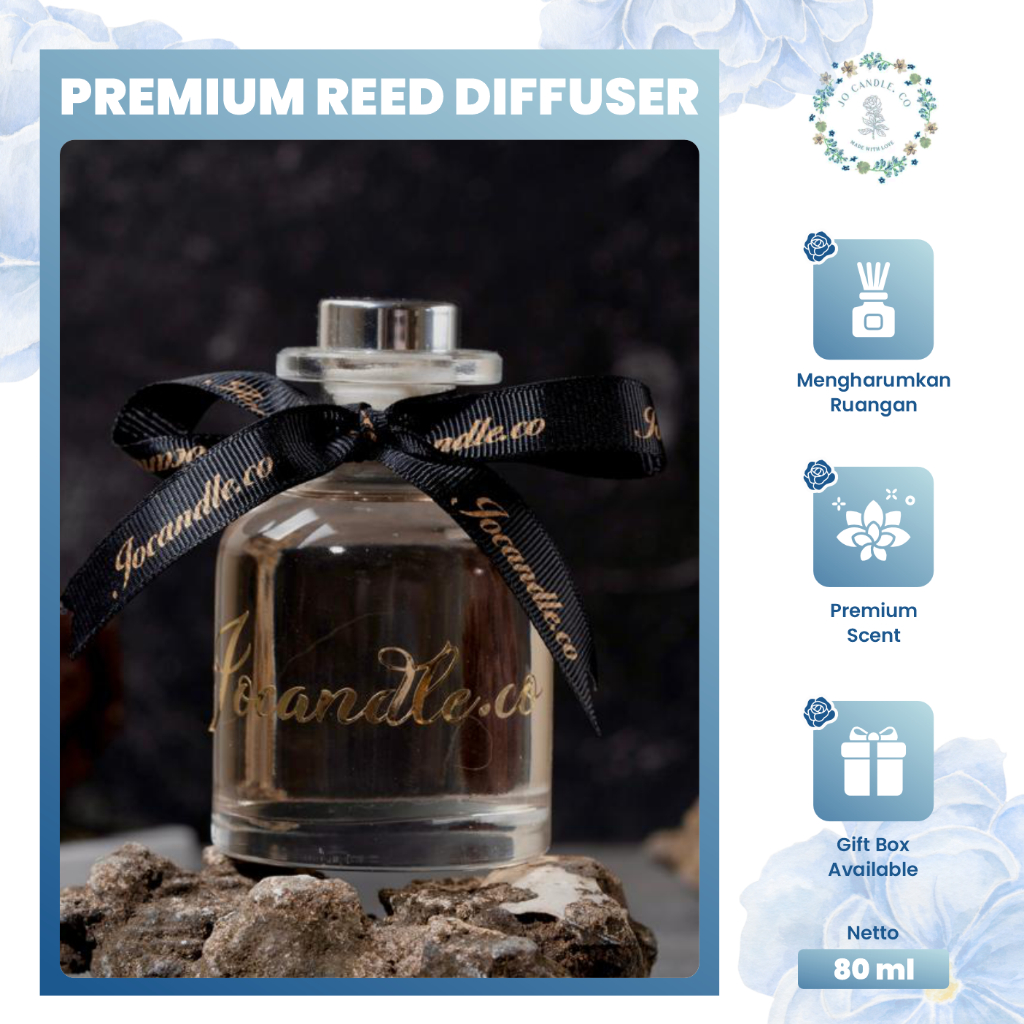 Jual Reed Diffuser Premium Ukuran 80 Ml Pengharum Ruangan Aromaterapi ...