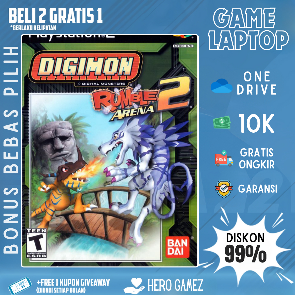 Jual DIGIMON RUMBLE ARENA 2 - LINK DOWNLOAD - GAME PC - GAME LAPTOP ...