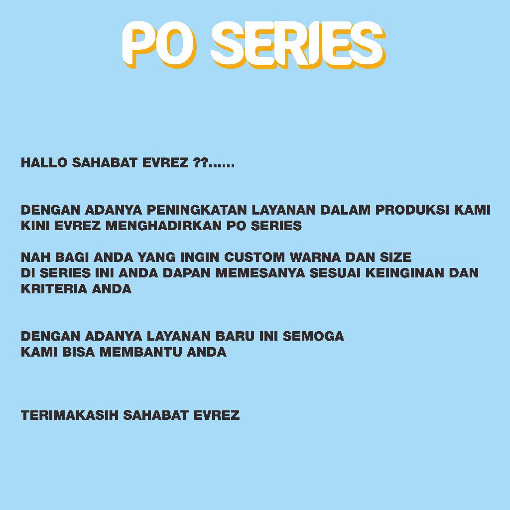 Jual Evrez PO Series Kaos Polos Katun combed 24s PREMIUM | Shopee Indonesia