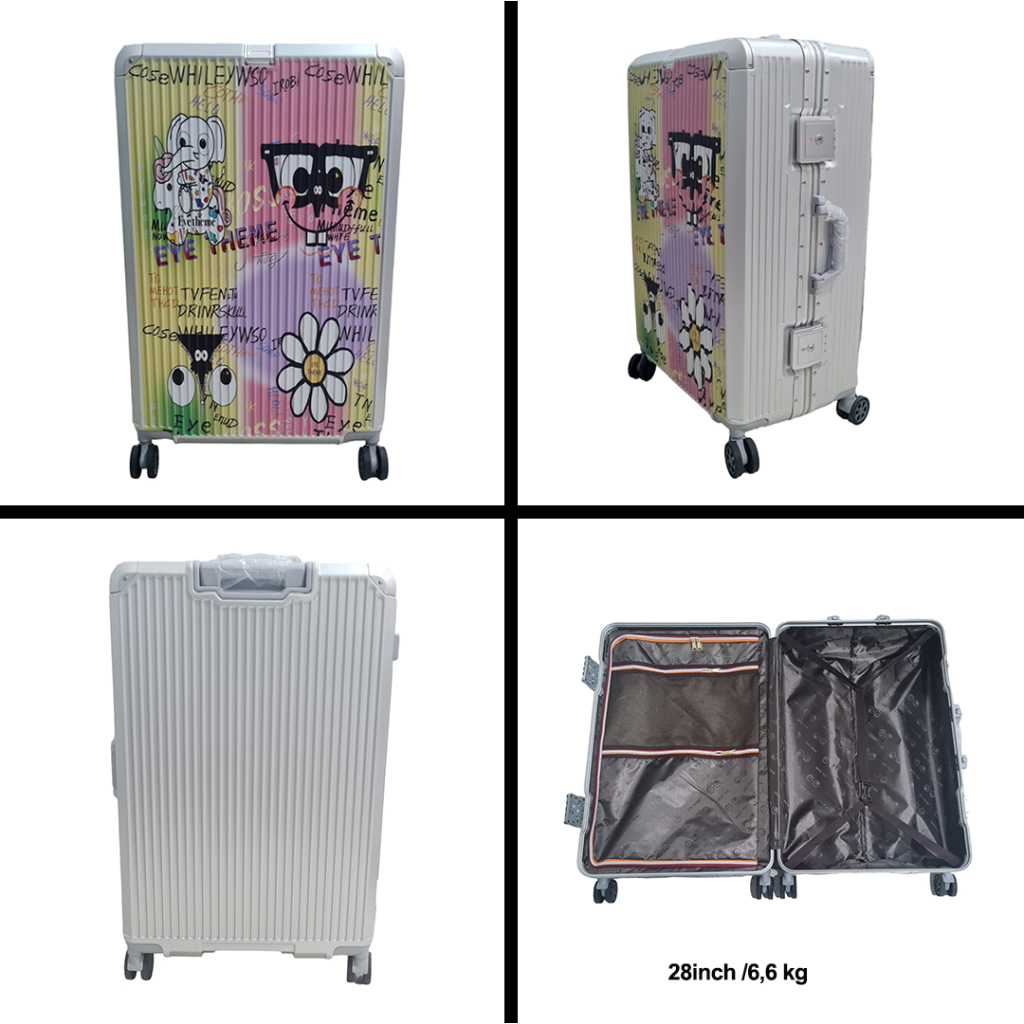 Jual EYE THEME ~ Koper Eye Theme Printed Suitcase TSA 9454