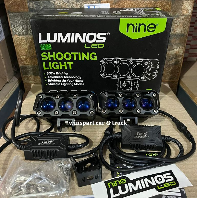 Jual LAMPU TEMBAK/SOROT SQL 3 TITIK MATA LUXIMOS Q9 PRO ADA DEVIL EYE ...