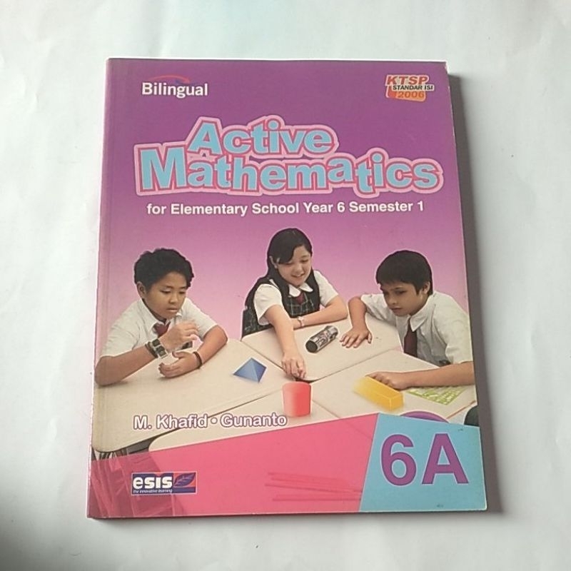 Jual ACTIVE MATHEMATICS SD KELAS 6A SEMESTER 1 KTSP ESIS | Shopee Indonesia