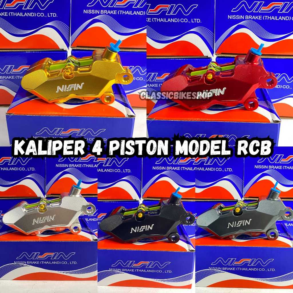 Jual KALIPER KANAN 4 PISTON 4PISTON COPY RCB TIPE R1 SERIES UNIVERSAL ...