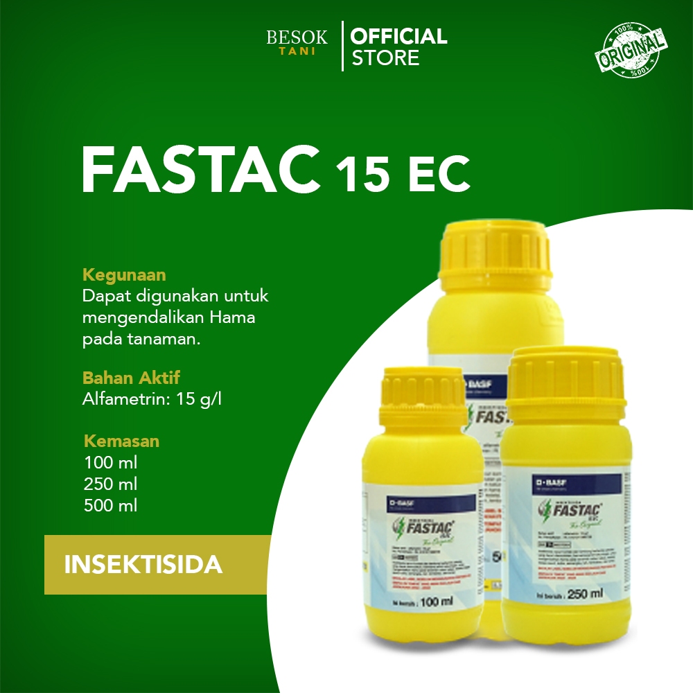 Jual FASTAC 15 EC | Insektisida | Mengendalikan Hama Tanaman | Basf ...