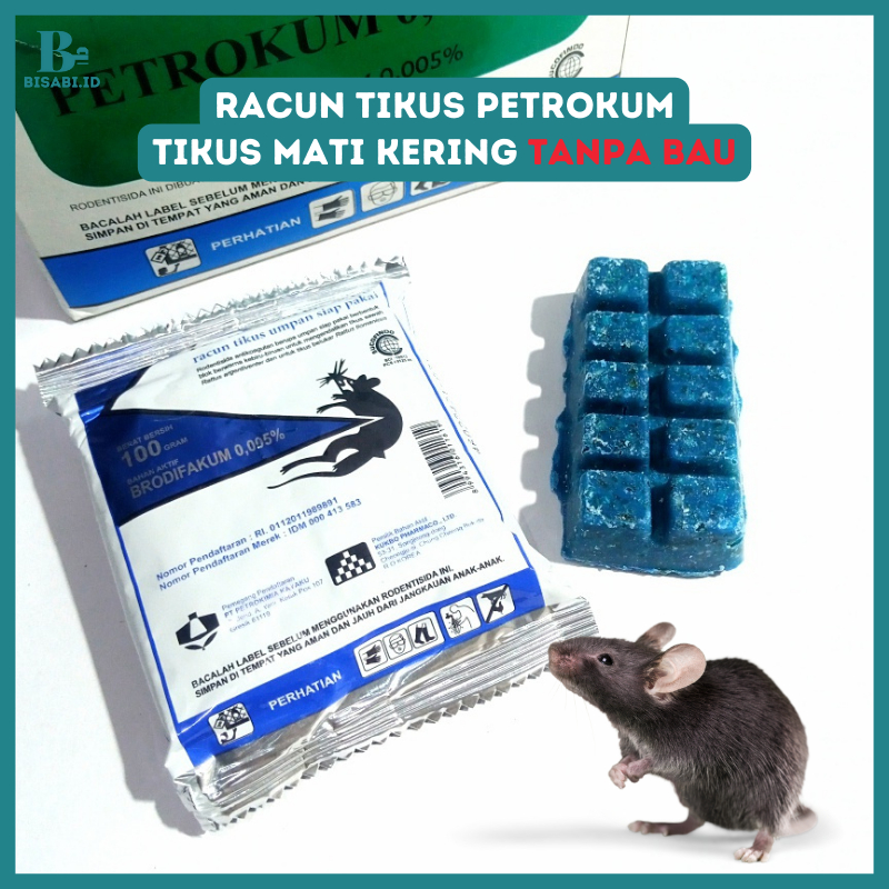 Jual Racun Tikus Got Petrokum Original Obat Umpan Pembasmi Hama Curut ...